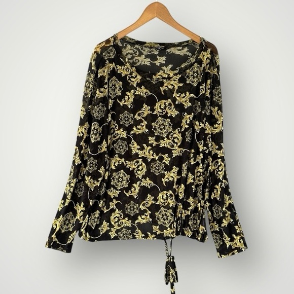 5 for $40 Ups & Down Top Blouse Shirt Size 3X - Picture 1 of 6